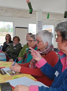 Le groupe en discussion